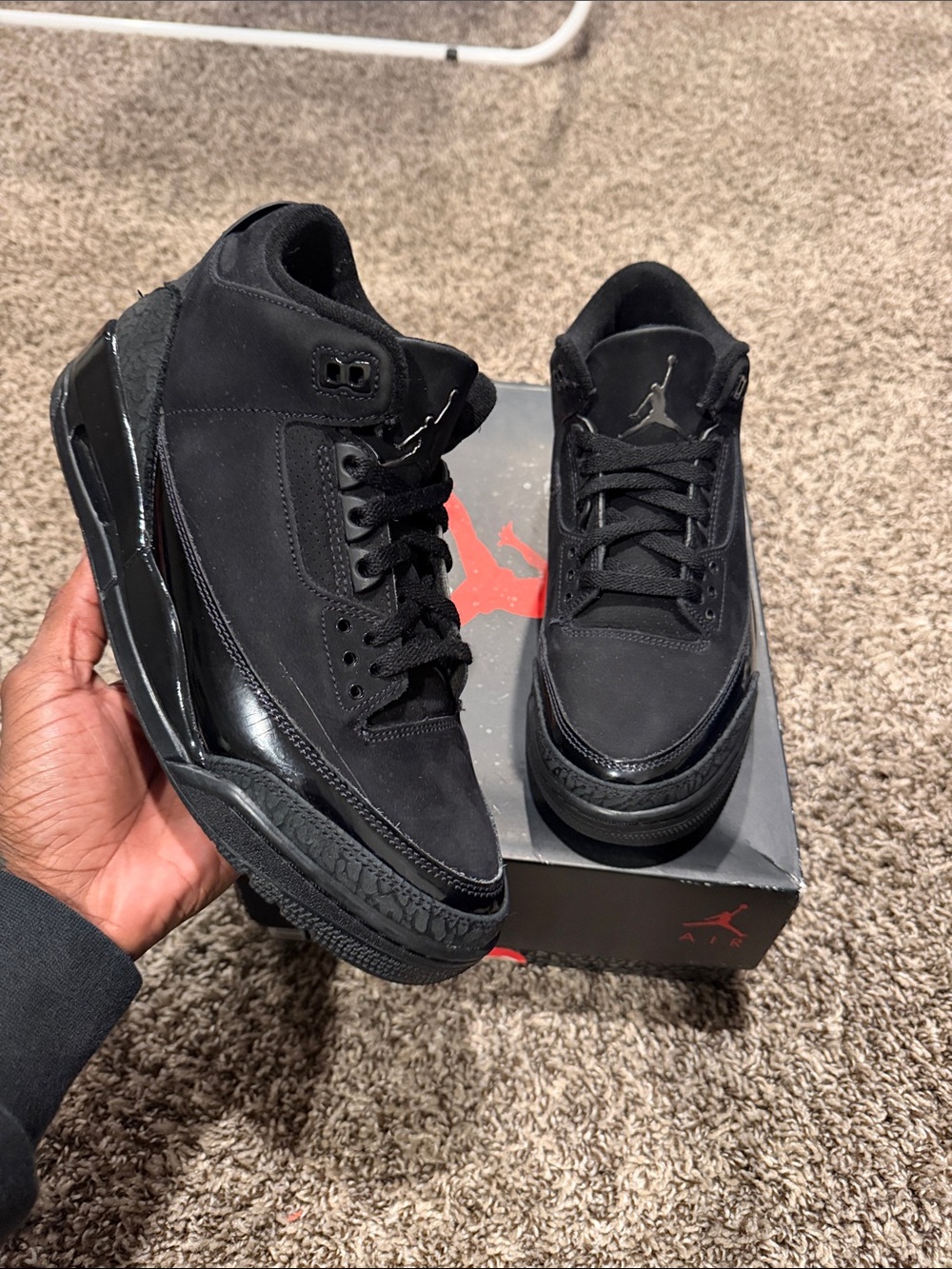 Jordan 3 black cat